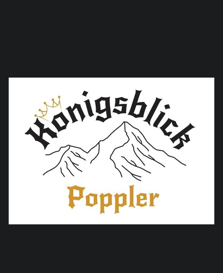 Koenigsblick Poppler Hopferau Exterior foto